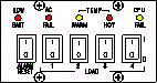 N2 Remote Control Panel can be mounted up at eye level or on the keyboard console or anywhere up to 50 feet away!